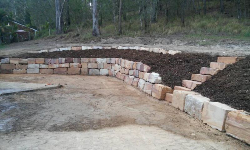 Landscape rockwall