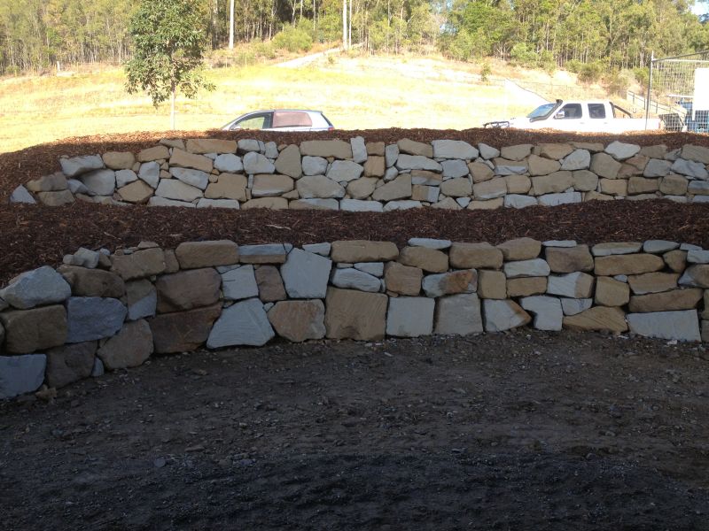 Tiered rockwall