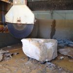 Sandstone getting cut