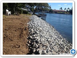 Gold Coast canal revetment wall