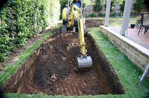 Gold Coast pool excavation